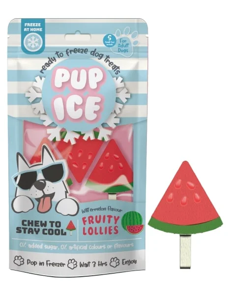 Pup Ice Fruity Lollies Watermelon 3-Pack