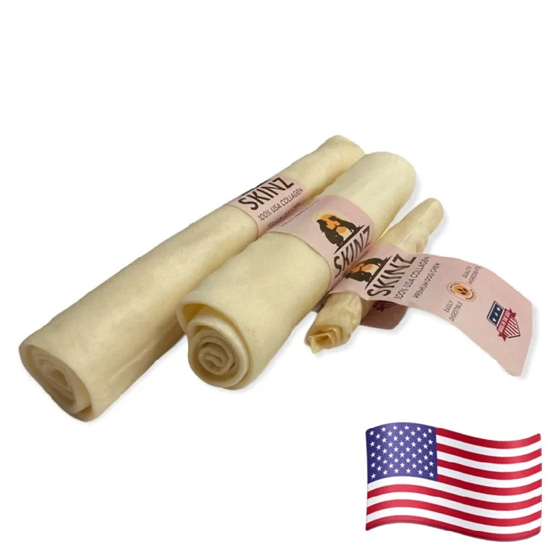 Skinz Au Natural 100% Collagen Roll Dog Chew