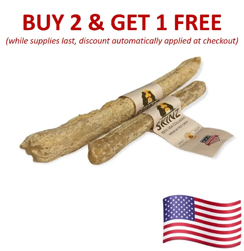 Skinz Venison Flavored 100% Collagen Munchy Dog Chew