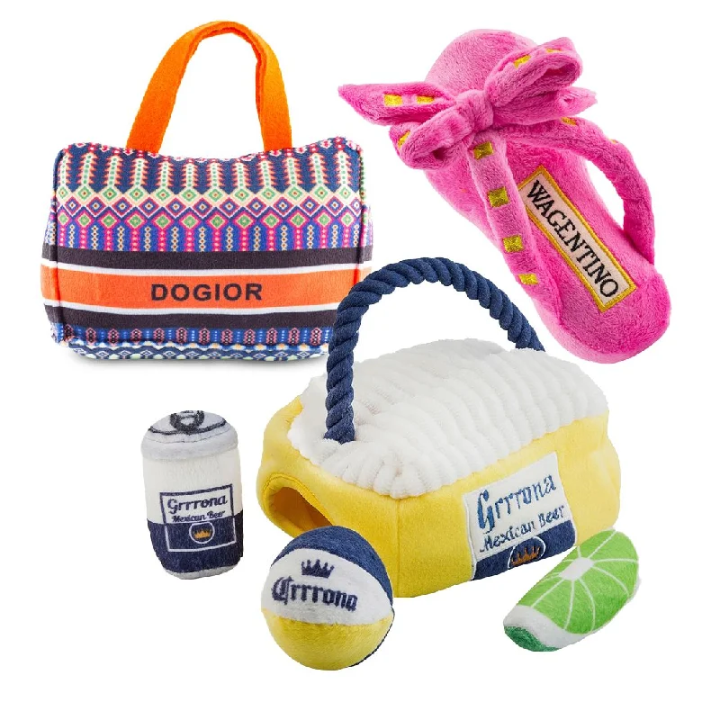 Beach Chic Dog Toy Bundle