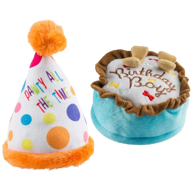 Birthday Boy Dog Toy Bundle