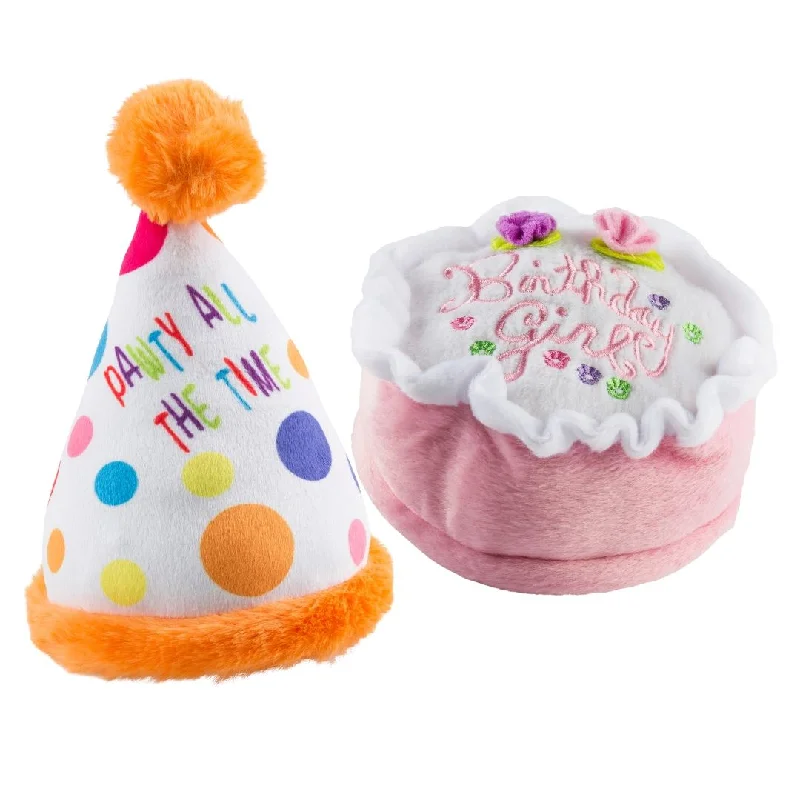 Birthday Girl Dog Toy Bundle