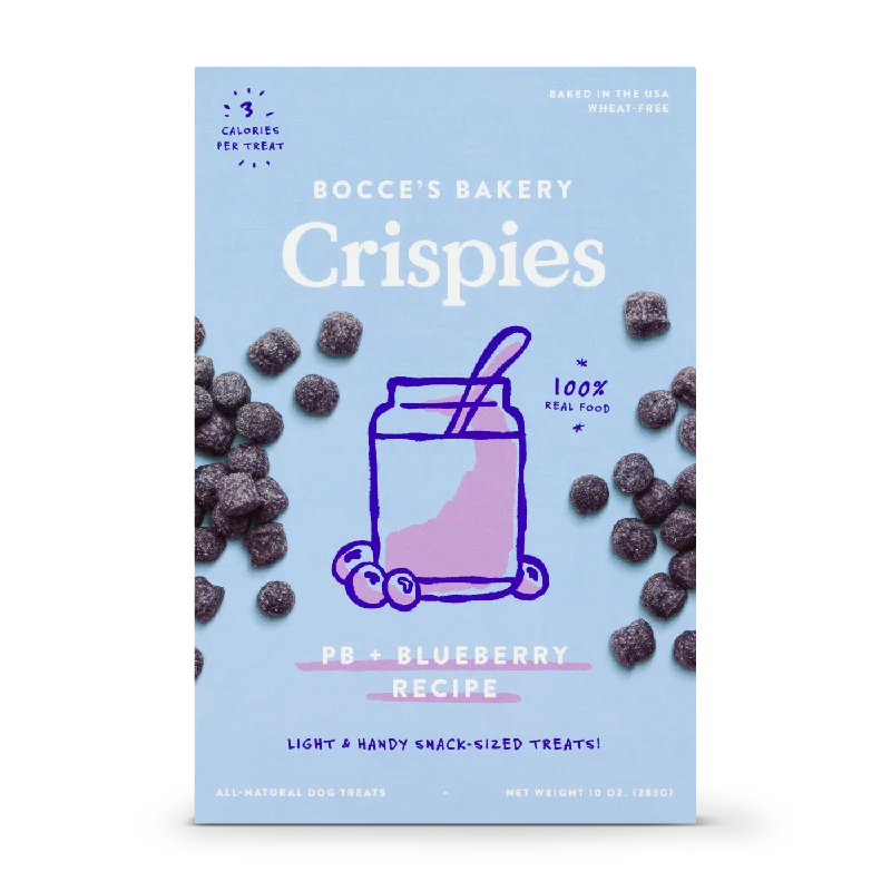 Bocce’s Crispies PB + Blueberry Recipe 10oz box