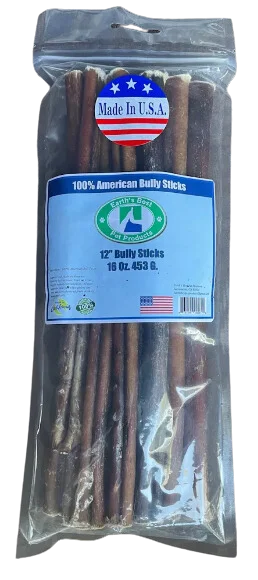 Earth's Best 12" Bully Sticks - 16oz Bag