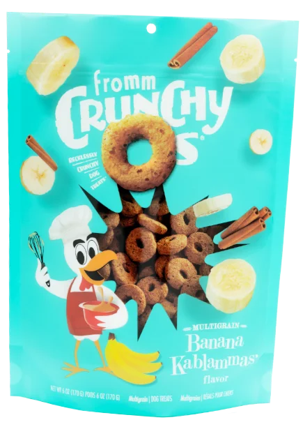 Fromm Dog Biscuits Crunchy O's Banana Kablammas™ 6oz Bag