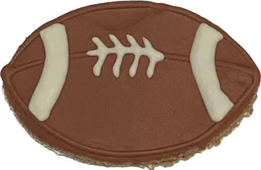 Lucky Biscuit Pet Bakery - Everyday - Football Dog Cookie