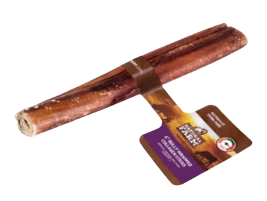 Natural Farm Individual Bully Wrapped Collagen Stick 6"