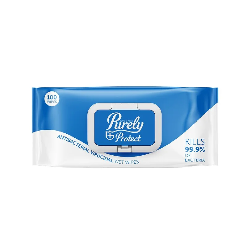 Blake & White PP5010 Purely Protect Antibacterial & Virucidal Wet Wipes Pack of 100