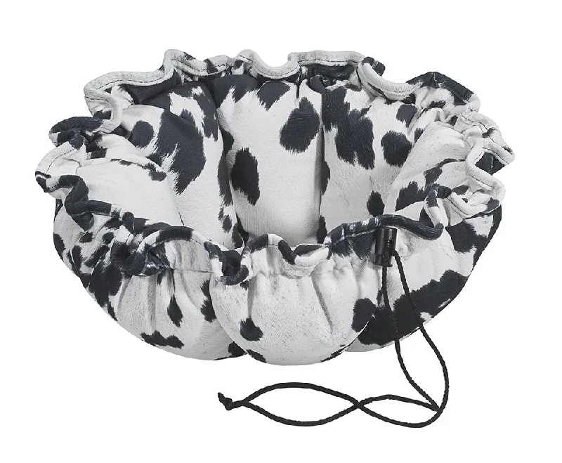 Wrangler (Black & White Cow Print)