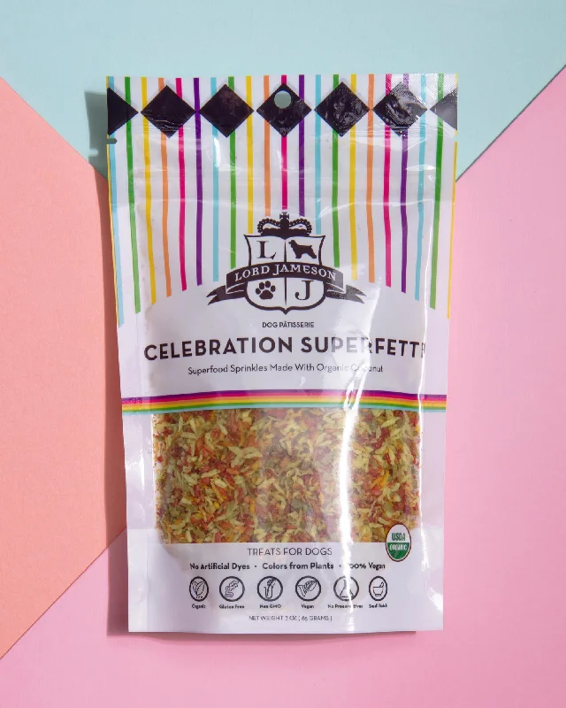 Celebration SuperFetti Organic Dog Sprinkles (Vegan)