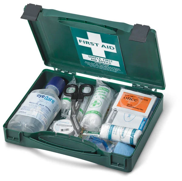 Click Medical Delta Bs8599-1Travel First Aid Kit Green  Pack 10's