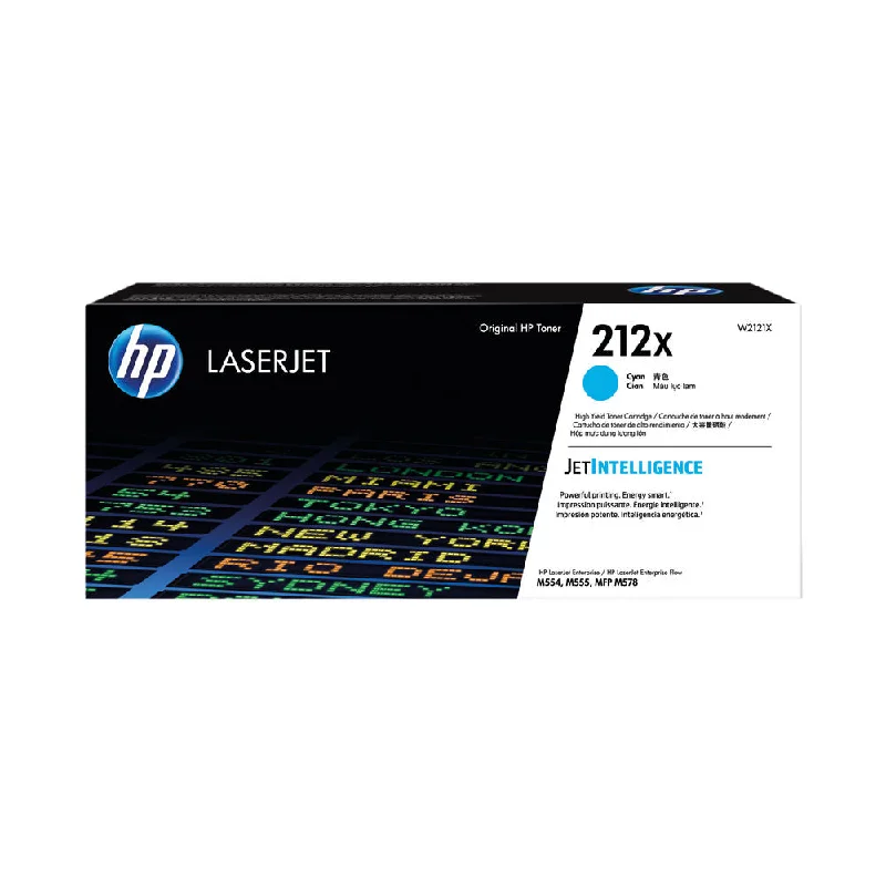 HP 212X Cyan High Yield Laserjet Toner Cartridge W2121X