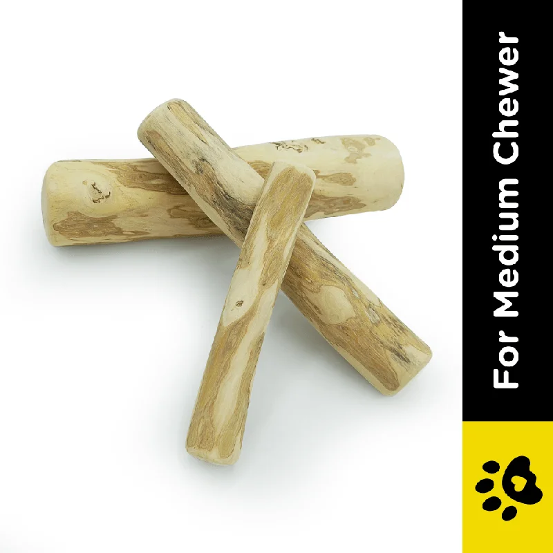 Goofy Tails Coffee Wood Chewing Stick Toy for Dogs | For Medium Chewers