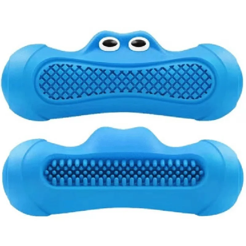 Goofy Tails Crazy Monster Squeaky Toys for Dogs (Blue)