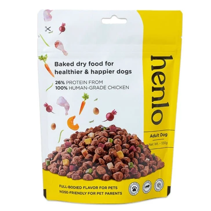 Henlo Chicken & Vegetable Baked Dry Food for Adult Dogs Special Offer