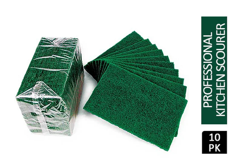 Janit-X Professional Use Large Kitchen Scourer Green 10-100 Pack