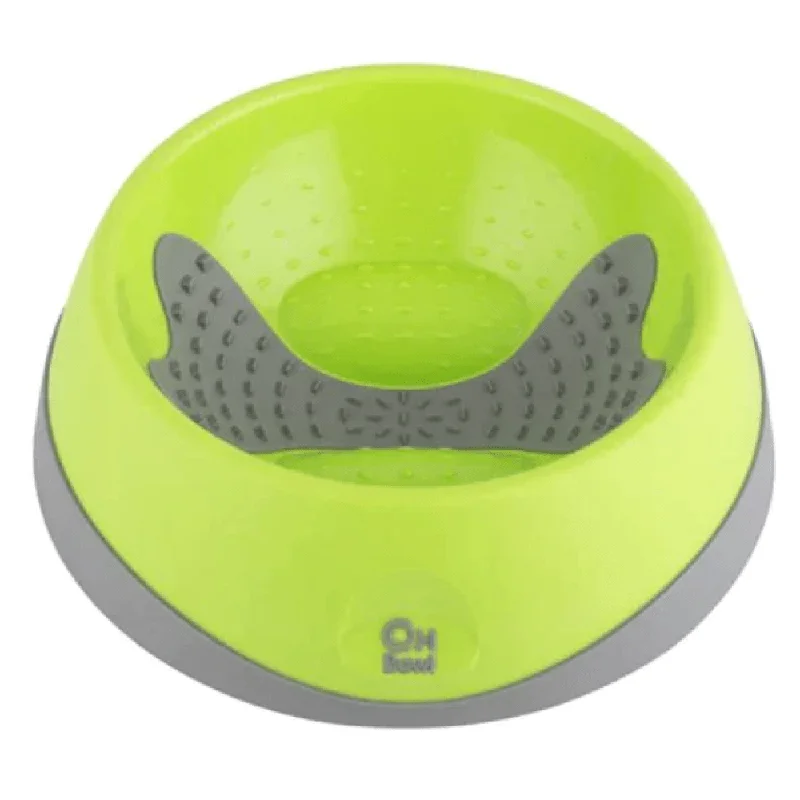 LickiMat OH Bowl Slow Feeder for Dogs (Green)