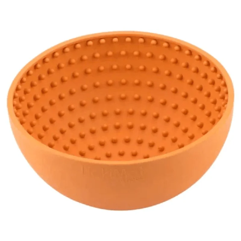 LickiMat Wobble Slow Feeder for Dogs (Orange)