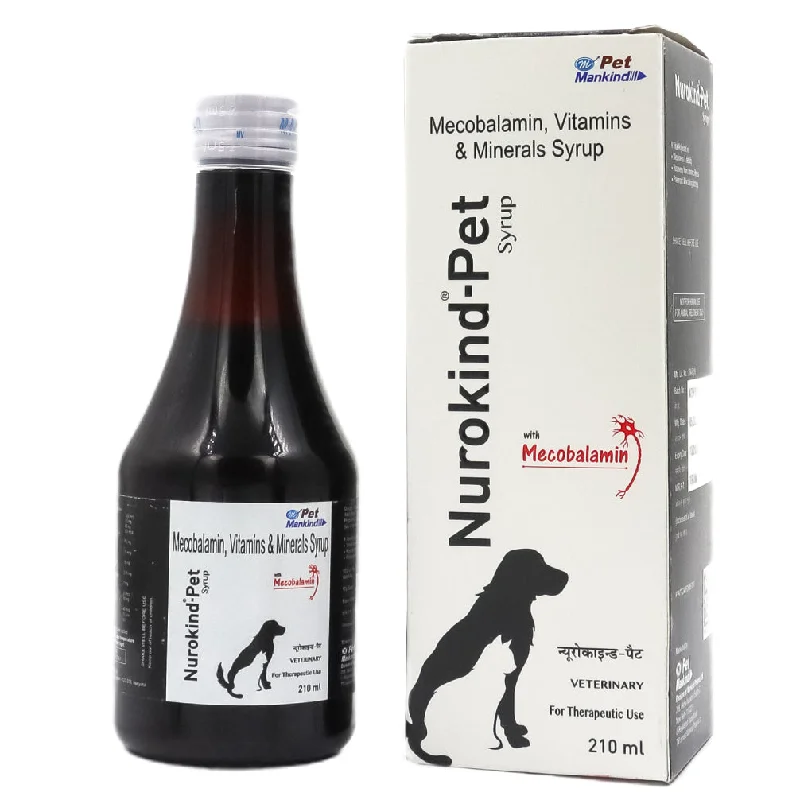 Mankind Nurokind Pet Syrup Multi Vitamin Supplement for Dogs and Cats (210ml)