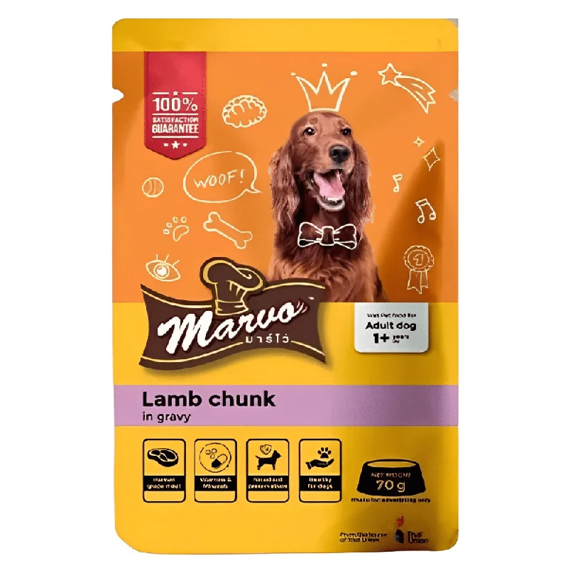 Marvo Lamb Chunk in Gravy Adult Dog Wet Food