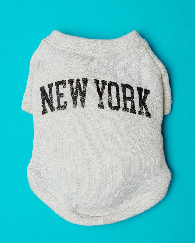 "New York" Pet Sweatshirt (Made in the USA)