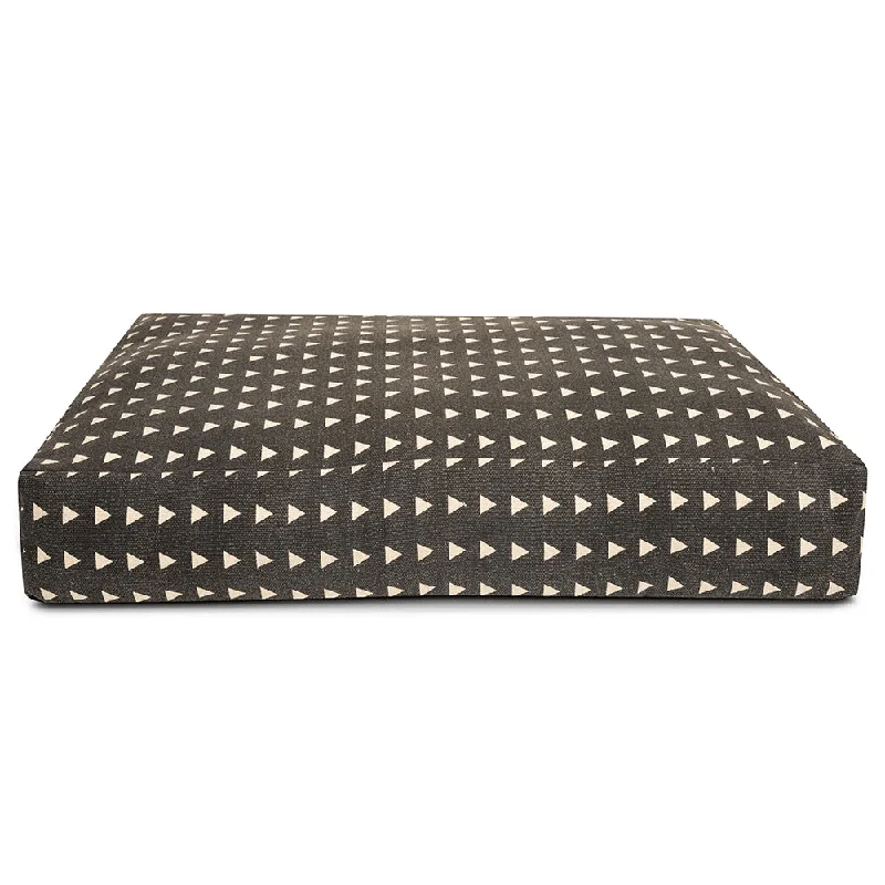 Pawpourri Bohemian Aztec Rectangle Bed for Dogs (Black)