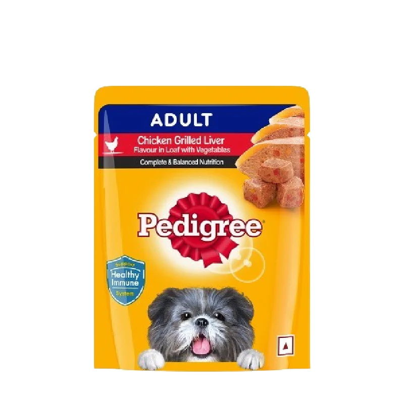 Pedigree Chicken Grilled Liver in Loaf with Vegetables Adult Dog Wet Food