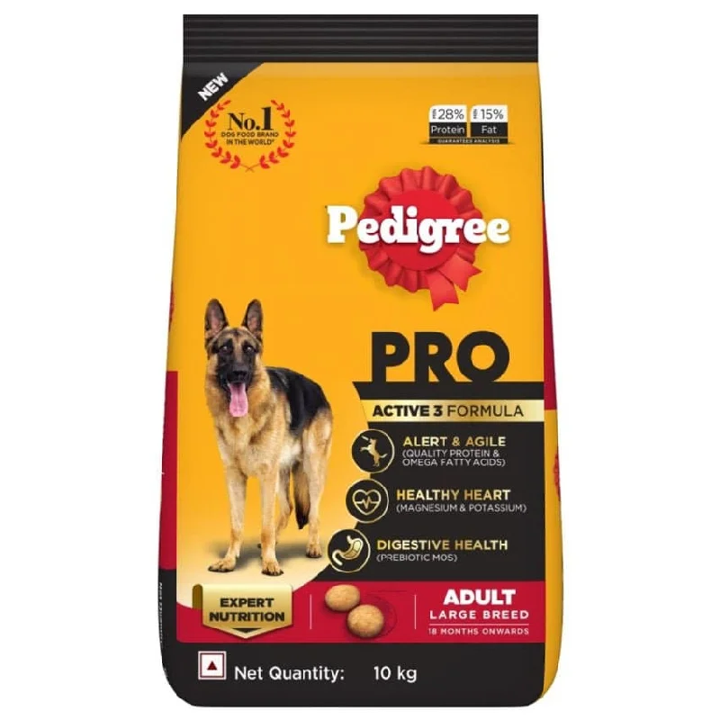 Pedigree PRO Expert Nutrition Active Adult (18 Months Onwards) Large Breed Dog Dry Food (100g)