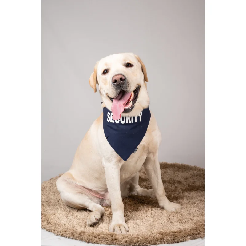 Petsnugs Security Bandana for Dogs and Cats (Navy Blue)