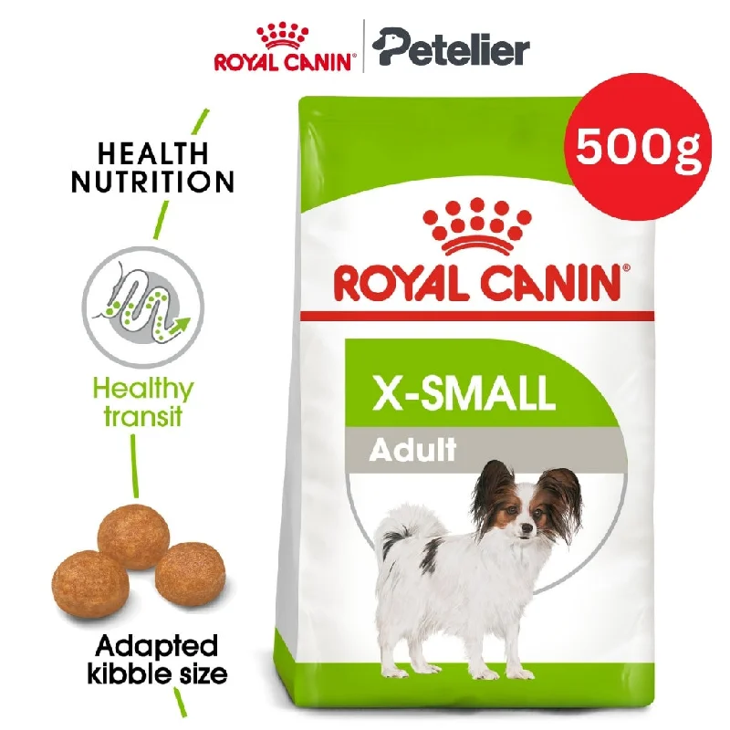 Royal Canin X-Small Adult 500g Dry Dog Food - Size Health Nutrition