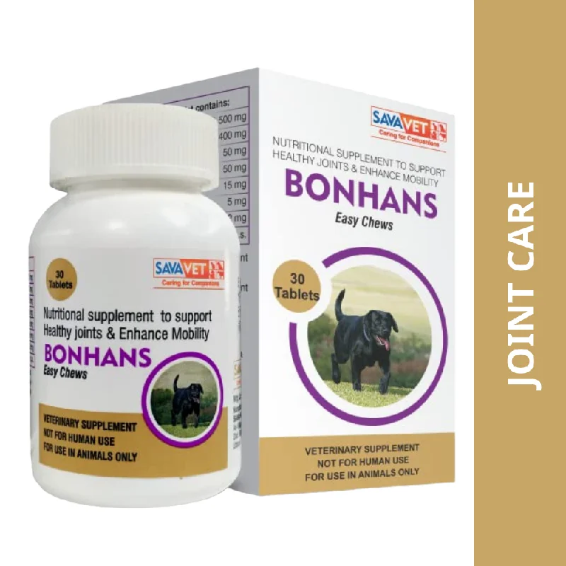 Savavet Bonhans Tablet Joint Support for Dogs (pack of 30 tablets)