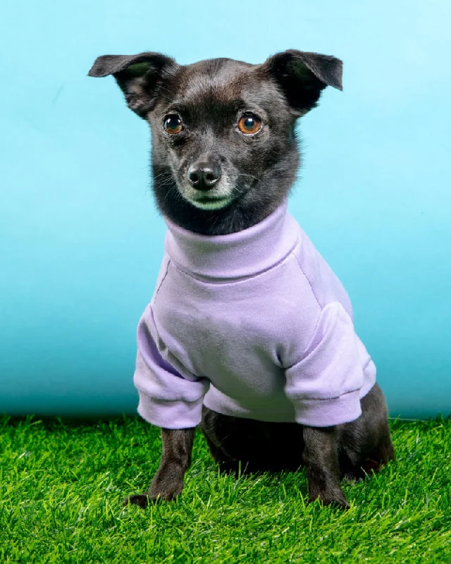 Cotton Pullover Dog T-Shirt in Lavender or Navy (FINAL SALE)