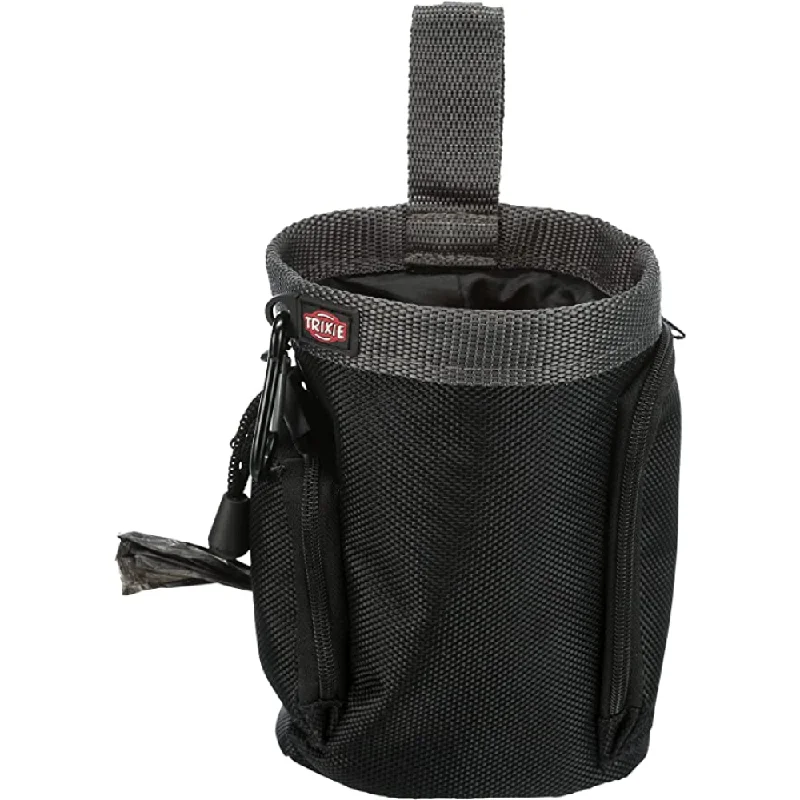 Trixie Baggy 2 in1 Snack Bag for Dogs and Cats (Black)