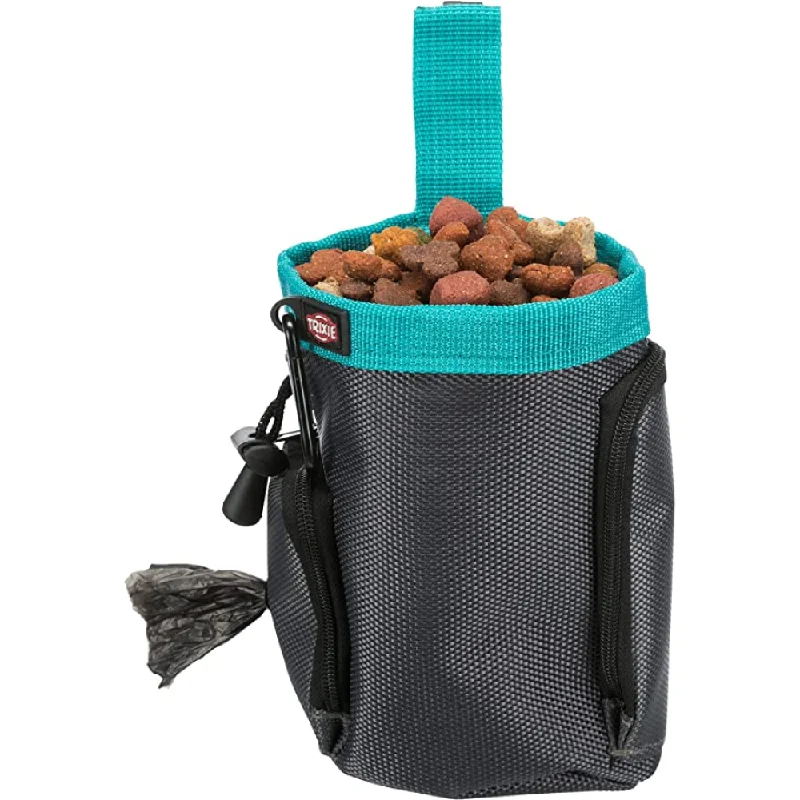 Trixie Baggy 2 in1 Snack Bag for Dogs and Cats (Grey)