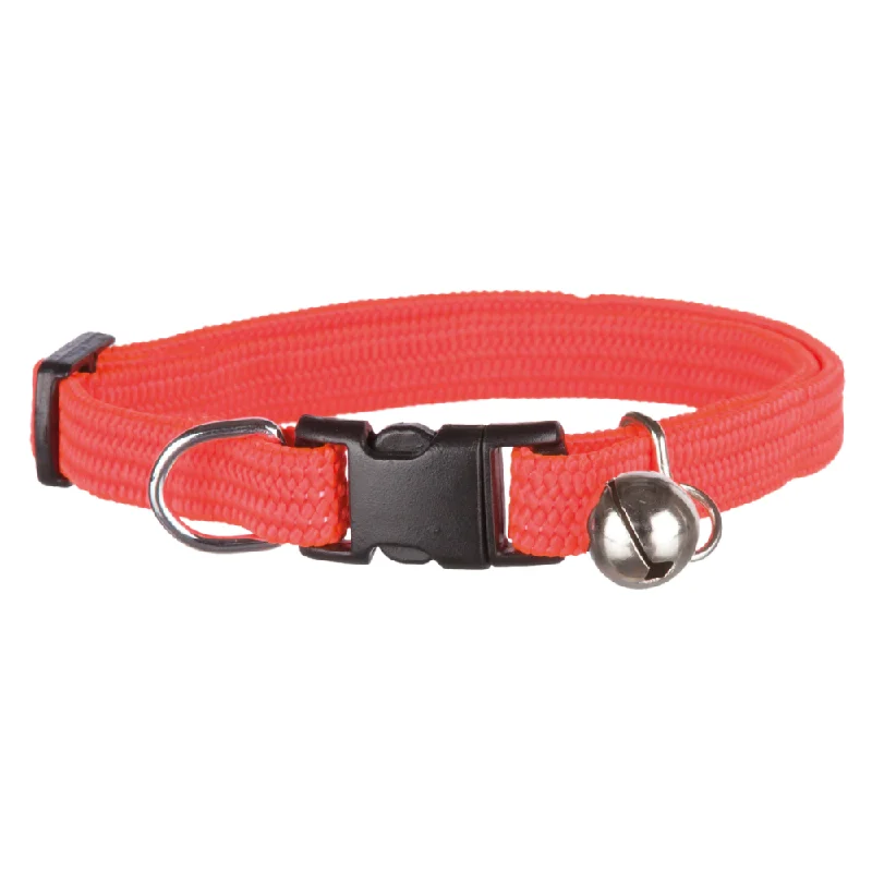 Trixie Elastic Collars with Bell for Cats (Red)