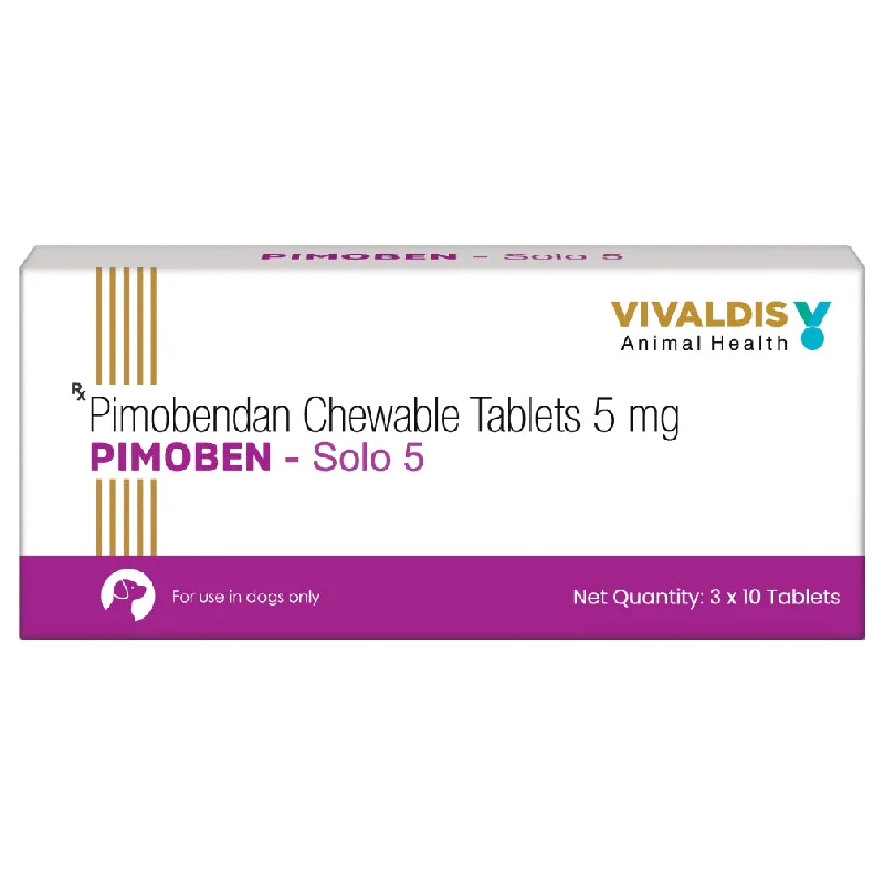 Vivaldis Pimoben (Pimobendan) Solo 5mg Tablet for Dogs