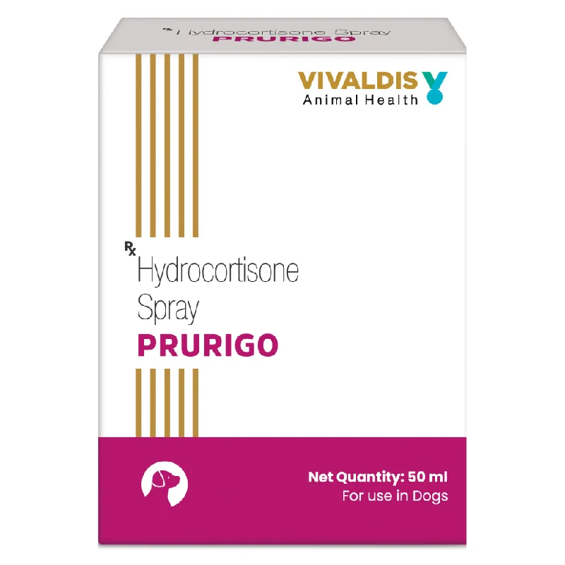 Vivaldis Prurigo (Hydrocortisone) Spray for Dogs & Cats (50ml)