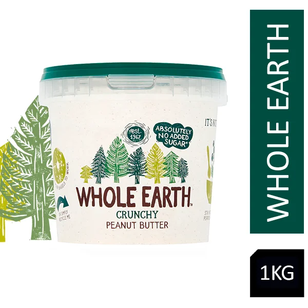 Whole Earth Crunchy Peanut Butter 1kg