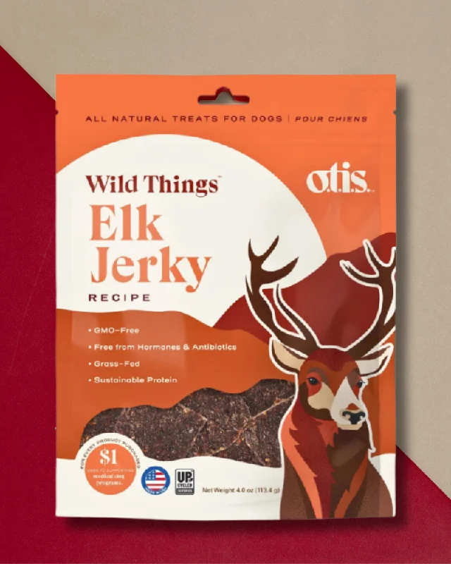 Wild Things Elk Jerky Dog Treat