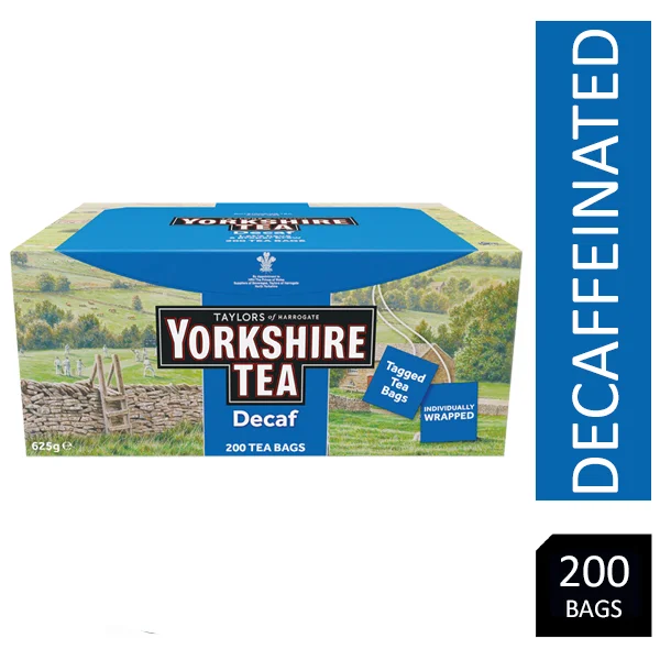 Yorkshire Tea Decaf Envelopes 200's