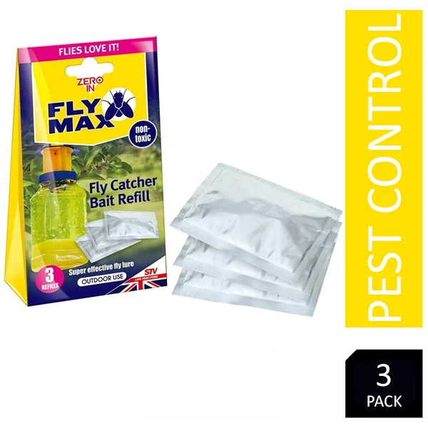 Zero In Fly Max Fly Catcher Bait Refill 3's (STV337)